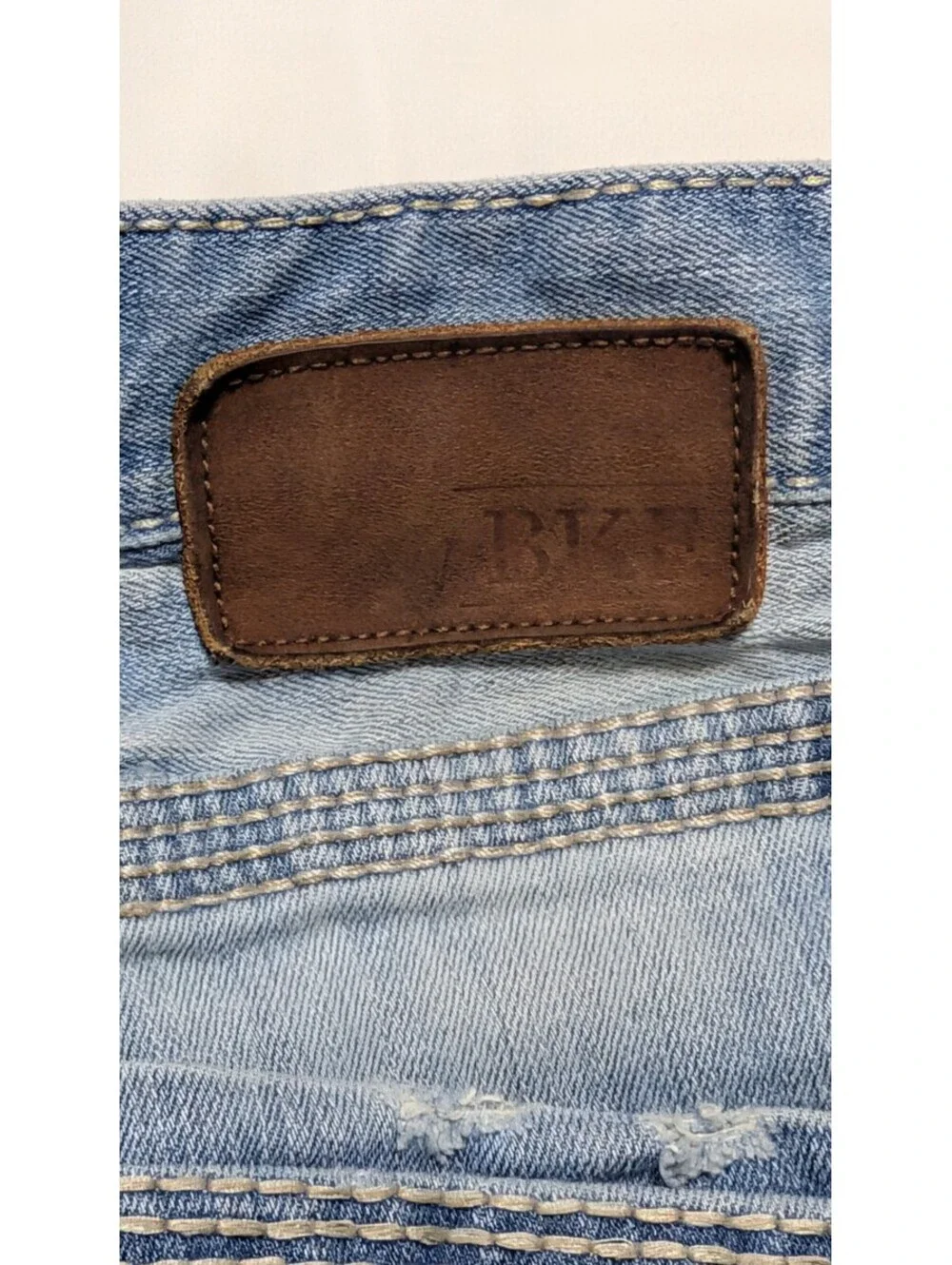 BKE Jake Bootleg Jeans Men’s 34L Light Wash Buckle Denim Bootcut Stretch